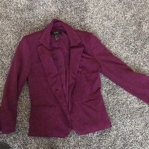 Raspberry blazer f21 small 3/4 sleeve